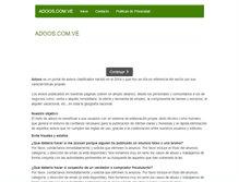 Tablet Screenshot of contact.adoos.com.ve
