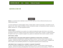 Tablet Screenshot of ciudadbolivar.adoos.com.ve