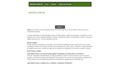 Desktop Screenshot of maracay.adoos.com.ve