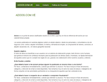 Tablet Screenshot of caracas.adoos.com.ve