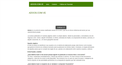 Desktop Screenshot of barinas.adoos.com.ve
