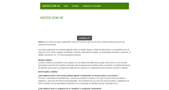 Desktop Screenshot of barquisimeto.adoos.com.ve
